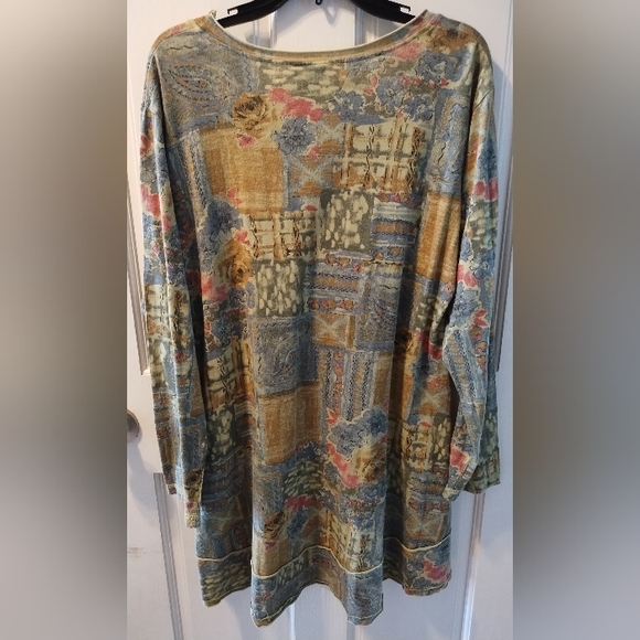 NWT CMC COLOR ME COTTON MULTICOLORED DRESS SZ XL - Picture 3 of 7